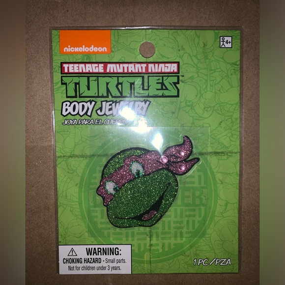 Ninja Turtle glitter tattoo. 🥷🐢 - Picture 1 of 2
